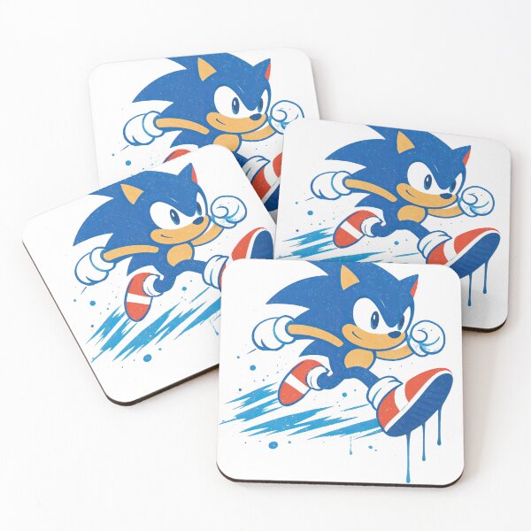 Item preview, Speed Running Blue Hedgehog Art designed and sold by Shadow's Realm.