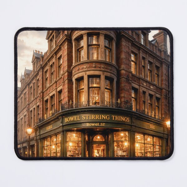 Item preview, Bowel Stirring Things Corner Shop designed and sold by Russell Kightley.