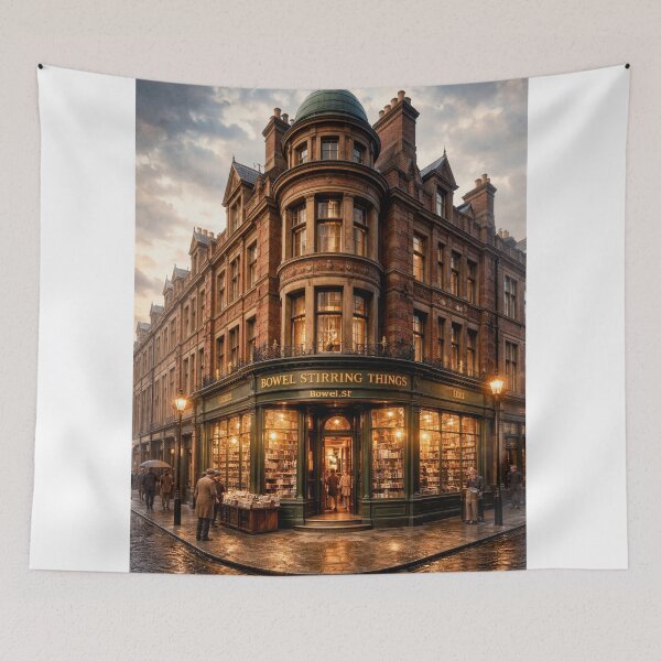 Item preview, Bowel Stirring Things Corner Shop designed and sold by Russell Kightley.