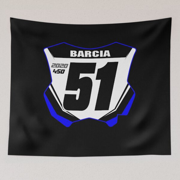 Item preview, JB51 Barcia Racing Number Plate designed and sold by FroggyBaBoy.