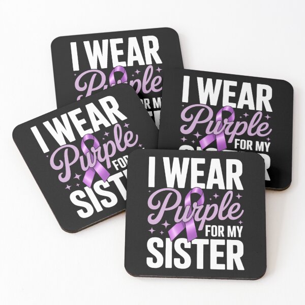 Item preview, I Wear Purple For My Pancreatic Cancer Custom Awareness, Pancreatic Cancer Support Squad Team Purple Ribbon designed and sold by IdunayaStore.
