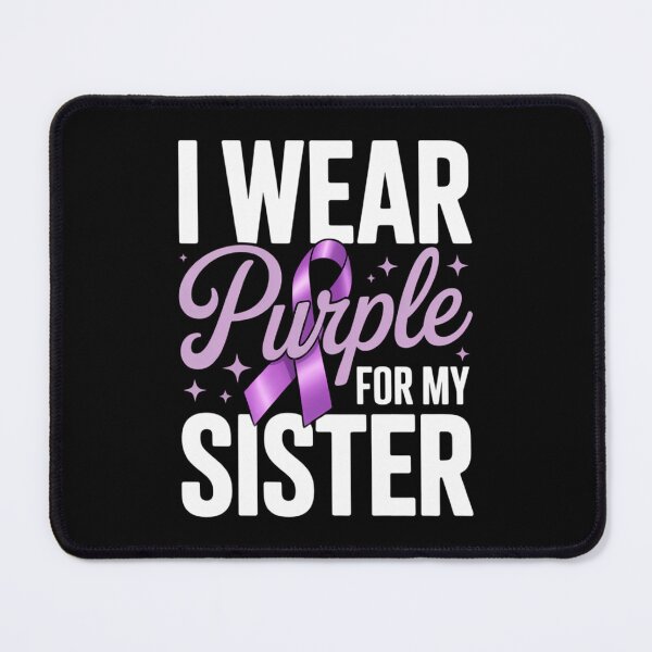 Item preview, I Wear Purple For My Pancreatic Cancer Custom Awareness, Pancreatic Cancer Support Squad Team Purple Ribbon designed and sold by IdunayaStore.