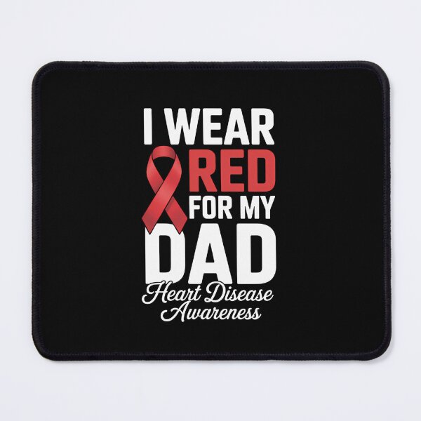 Item preview, I Wear Red For Dad Heart Disease Awareness designed and sold by IdunayaStore.