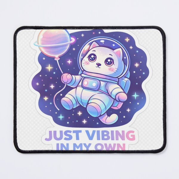 Item preview, Cute astronaut stickers - just vibing in my own universe. designed and sold by ZenGrowth4.