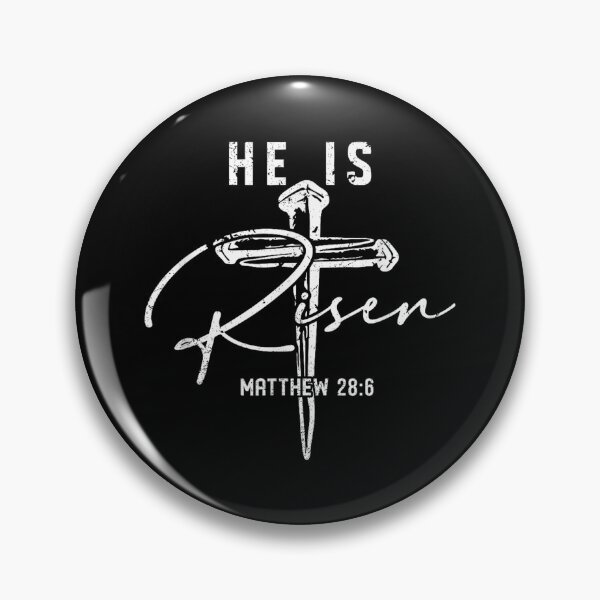 Item preview, Easter Cross He is Risen Jesus Christian  designed and sold by AnitaBice.