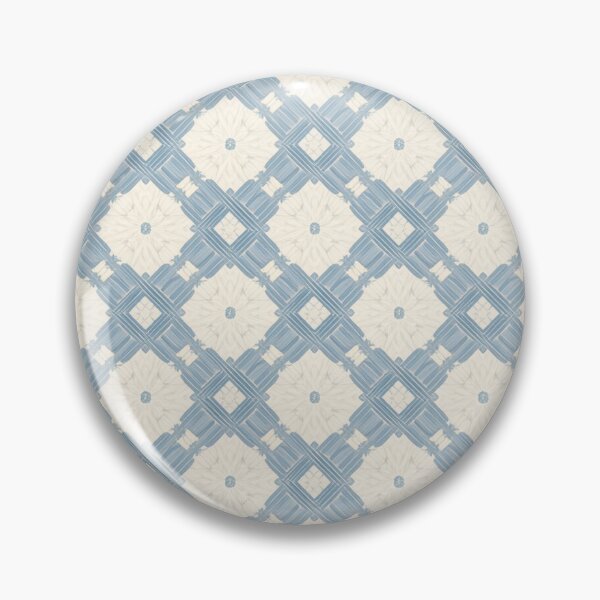 Item preview, Ivory Serenity and Ocean Blue Abstract Basket Weave designed and sold by burbankdesigns.
