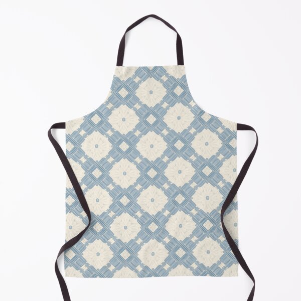 Item preview, Ivory Serenity and Ocean Blue Abstract Basket Weave designed and sold by burbankdesigns.