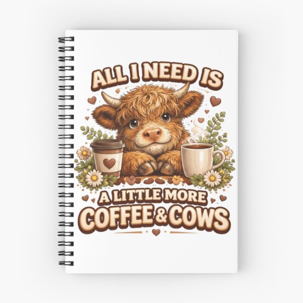 Item preview, Todo lo que necesito es café y vacas – Linda camiseta para amantes de las vacas de las Tierras Altas designed and sold by Mysticfirelight76 .
