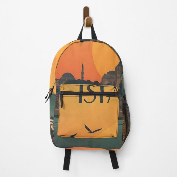 Item preview, Vintage Istanbul Hagia Sophia Sunset Travel Poster designed and sold by FestivityFinds.