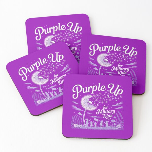 Item preview, Purple Up for Military Kids Dandelion Military Child Month designed and sold by AnitaBice.