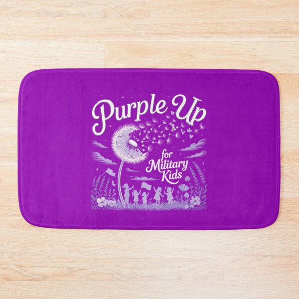 Item preview, Purple Up for Military Kids Dandelion Military Child Month designed and sold by AnitaBice.