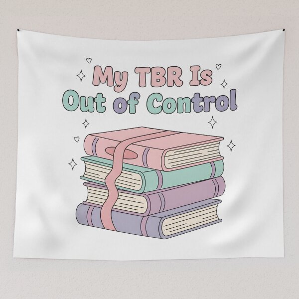 Item preview, My TBR Is Out of Control Funny Romance Book Lover Cute Design designed and sold by DIRTYSKETCHH.