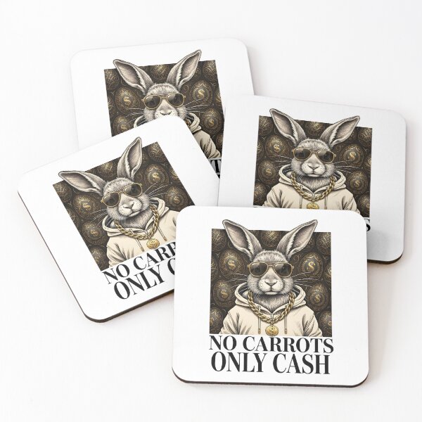 Item preview, No Carrots Only Cash Shirt – Streetwear Easter Bunny Graphic Tee designed and sold by relso.