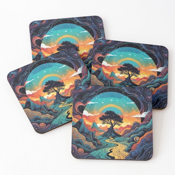 Item preview, Psychedelic landscape designed and sold by SlaoVance.