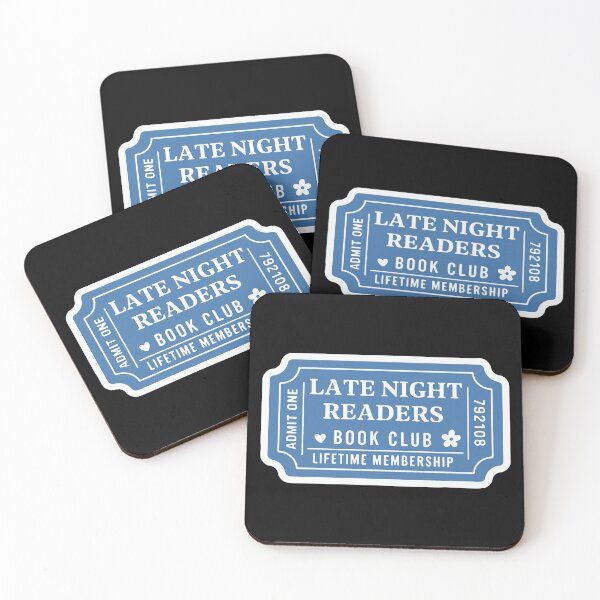 Item preview, Late Night Readers Book Club Admission Ticket designed and sold by BrownHorse90s.