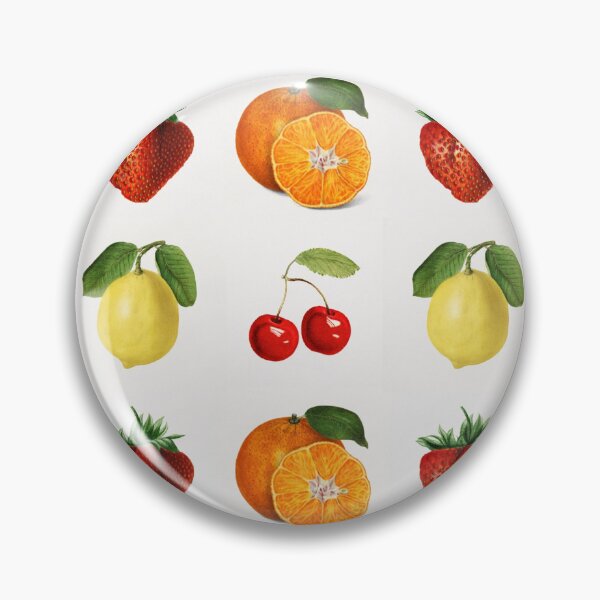 Item preview, Fruits Pattern (Cherry, Lemon, Strawberry, Orange) designed and sold by RabbitK.