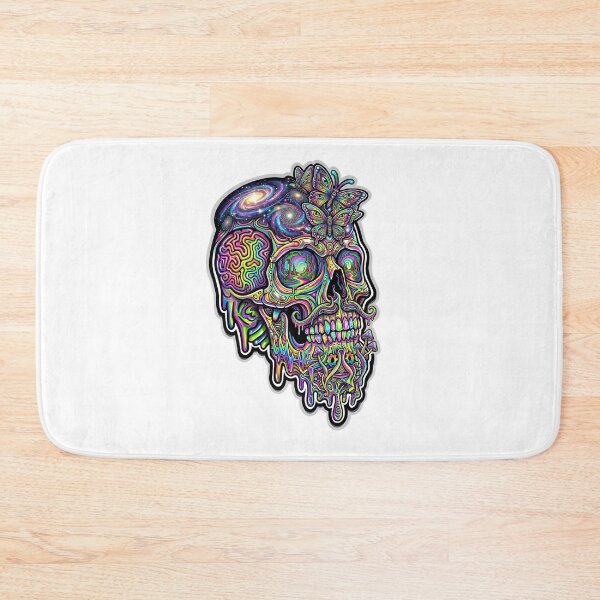 Item preview, Colorful skull designed and sold by HOPPER420.