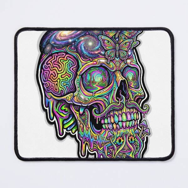Item preview, Colorful skull designed and sold by HOPPER420.