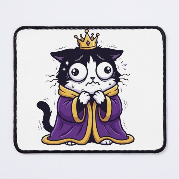 Item preview, The Constant Panic Kinger Cat designed and sold by Paws And Pause.