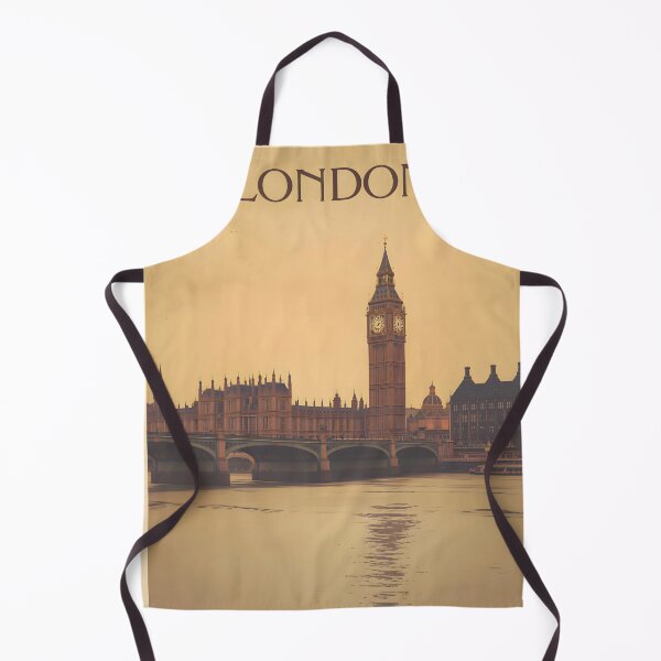 Item preview, Vintage London Big Ben Sticker with River Thames View designed and sold by FestivityFinds.
