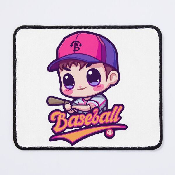 Item preview, Kawaii Baseball Boy - Home Run Anime Art designed and sold by RDproject.