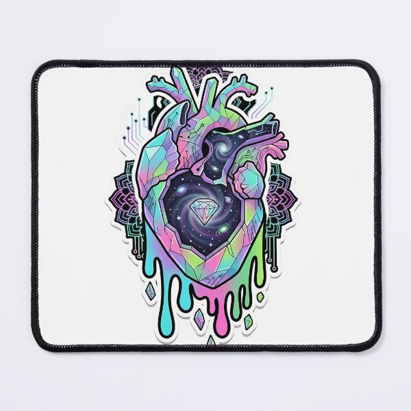 Item preview, colorful heart designed and sold by HOPPER420.