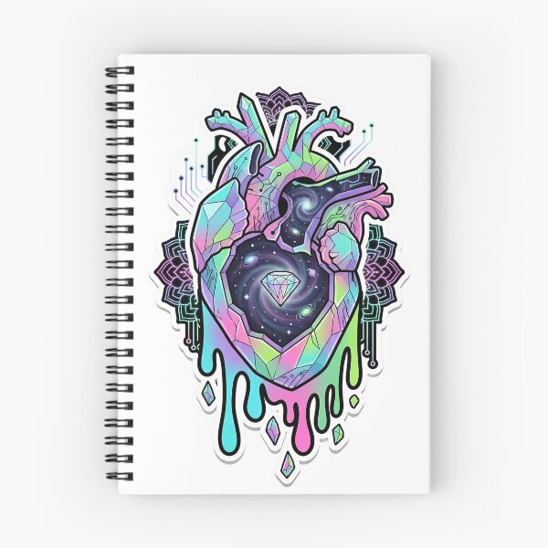 Item preview, colorful heart designed and sold by HOPPER420.