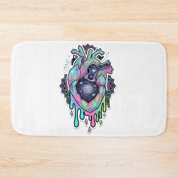 Item preview, colorful heart designed and sold by HOPPER420.