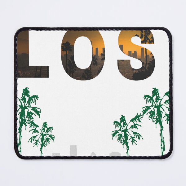 Item preview, Los Angeles Skyline Vintage Passport Stamp Graphic – California Sunset Palm Trees designed and sold by Stoneclove.