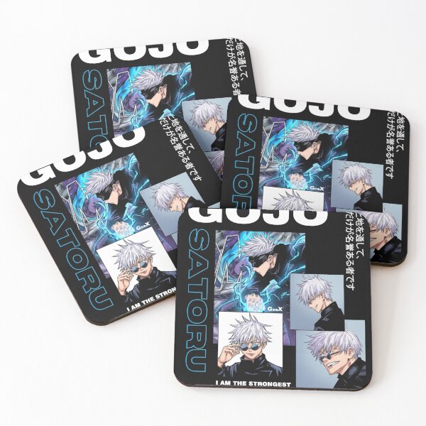 Item preview, Strongest Sorcerer Anime Panel Collage – Colored Manga Aesthetic designed and sold by Grind107.