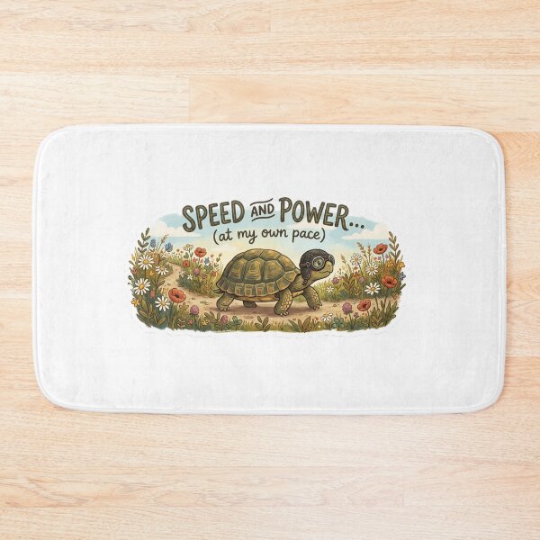 Item preview, Speed and Power (At My Own Pace) Tortoise designed and sold by Paws And Pause.