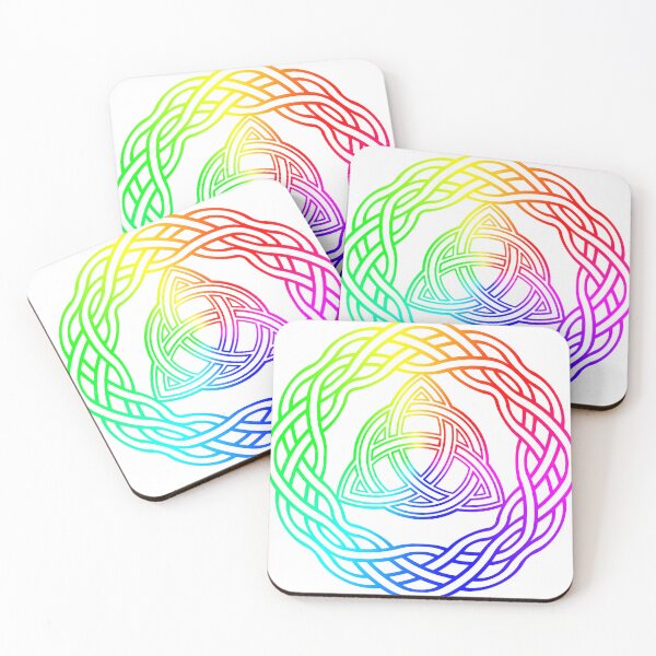 Item preview, Rainbow Triquetra Knot  designed and sold by Grimstoybox.