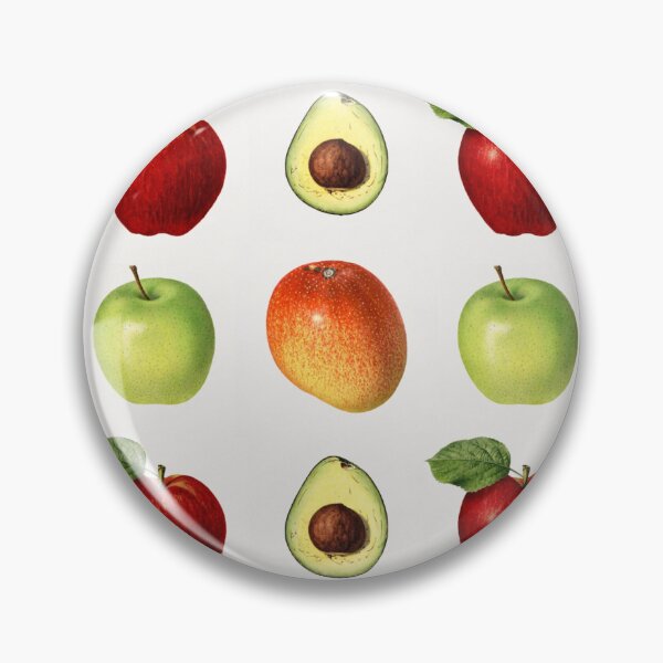 Item preview, Fruits Pattern (Apple, Mango, Avocado) designed and sold by RabbitK.