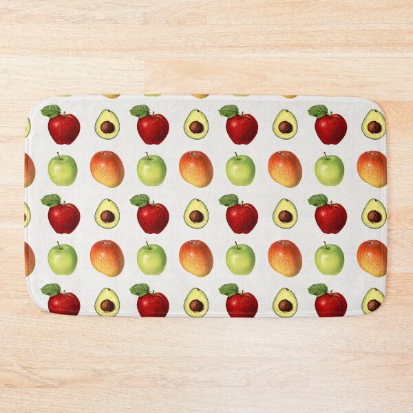 Item preview, Fruits Pattern (Apple, Mango, Avocado) designed and sold by RabbitK.