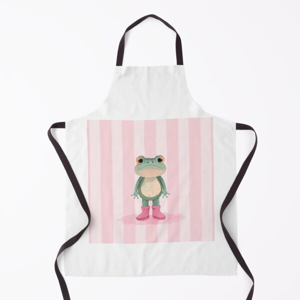 Item preview, Cute Frog with Pink Boots  designed and sold by TinyWarmThing.