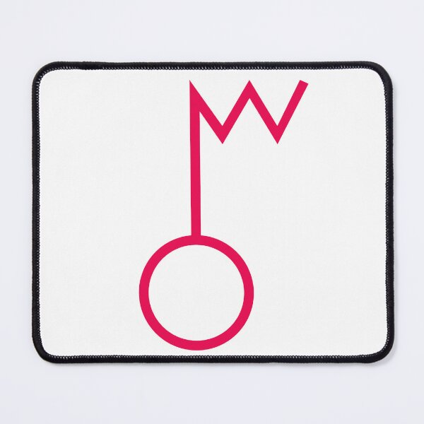 Item preview, Vivid Magenta Japanese Map Symbol: Radio Tower designed and sold by ApexAngelCom.