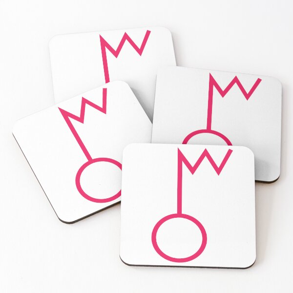 Item preview, Vivid Magenta Japanese Map Symbol: Radio Tower designed and sold by ApexAngelCom.