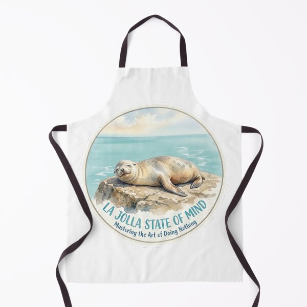 Item preview, La Jolla State of Mind: Sea Lion Watercolor designed and sold by Paws And Pause.