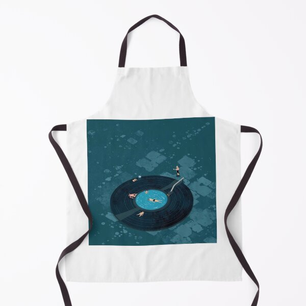 Item preview, People Swimming on Vinyl Record Pool designed and sold by TinyWarmThing.