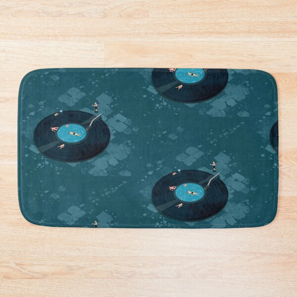 Item preview, People Swimming on Vinyl Record Pool designed and sold by TinyWarmThing.
