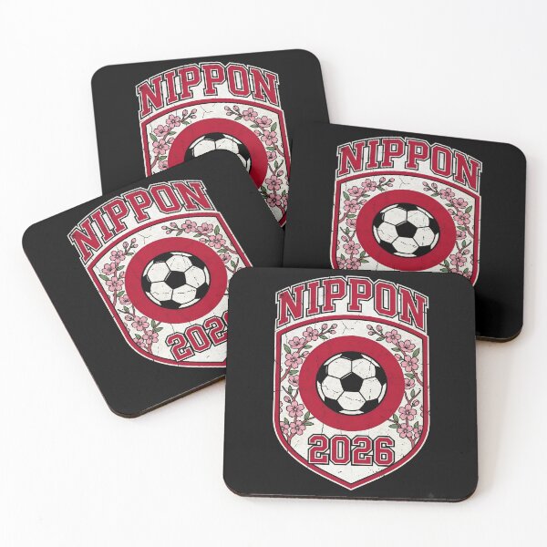 Item preview, Nippon 2026 Soccer - Japan Football Shield & Sakura Cherry Blossom designed and sold by Imaginationbeyond.