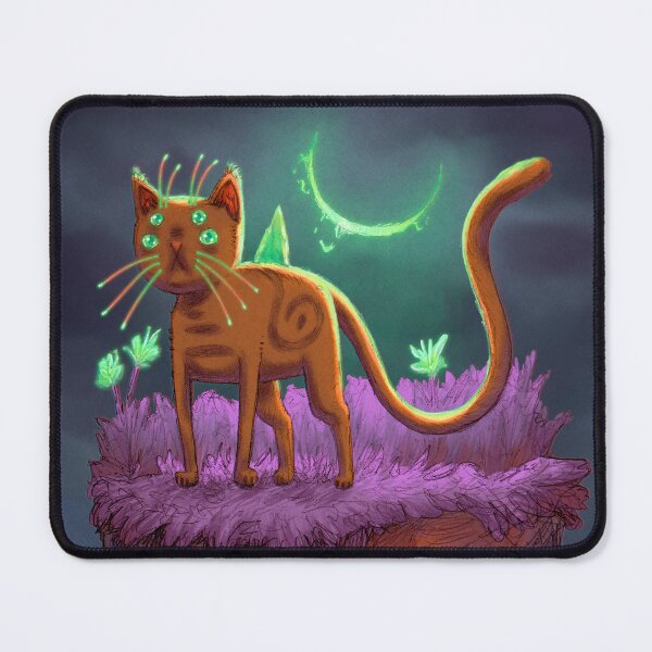 Item preview, Martian Moonlit Cat designed and sold by RHokeArt.