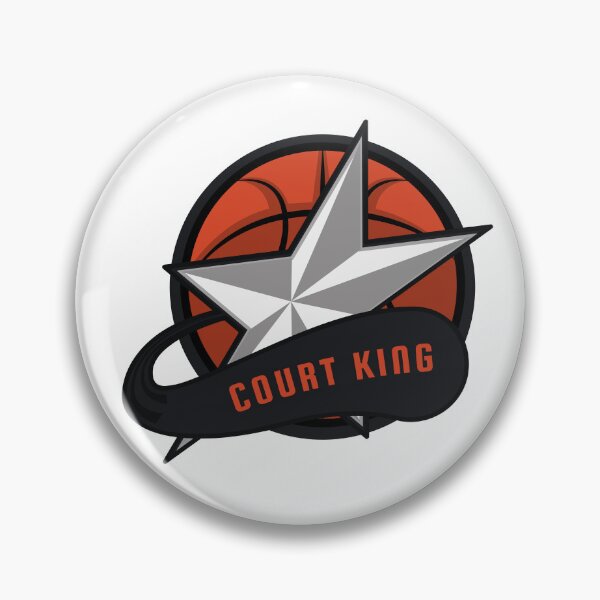 Item preview, Court King Basketball Star Logo designed and sold by LoudVictory.