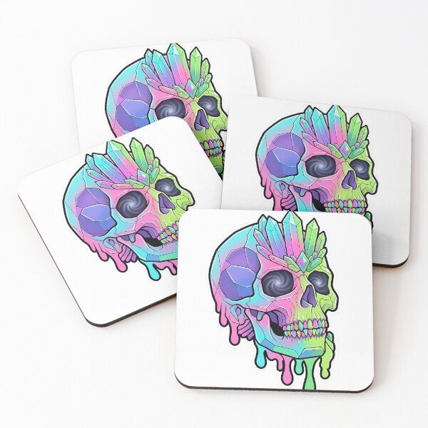 Item preview, Stylized skull designed and sold by HOPPER420.