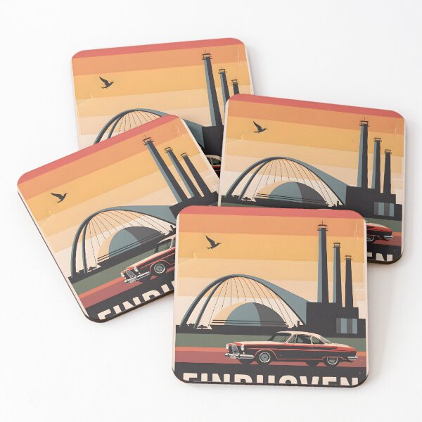 Item preview, Vintage Eindhoven Netherlands Sticker designed and sold by FestivityFinds.