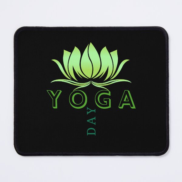 Item preview, Yoga Day Green Lotus Zen Desing designed and sold by LoudVictory.