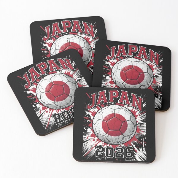 Item preview, Japan 2026 Soccer - Manga Style Grunge Flag Football  designed and sold by Imaginationbeyond.