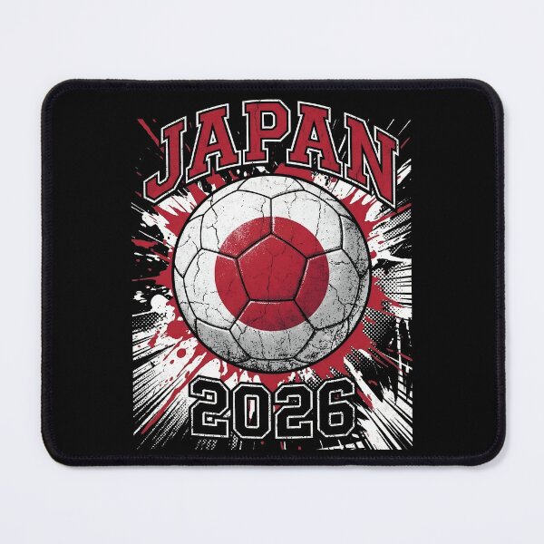 Item preview, Japan 2026 Soccer - Manga Style Grunge Flag Football designed and sold by Imaginationbeyond.
