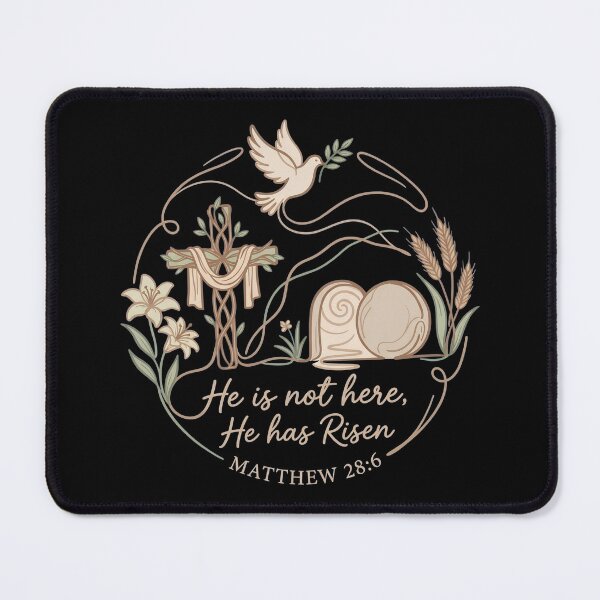 Item preview, He Is Not Here He Has Risen Easter designed and sold by OlyvieArt.