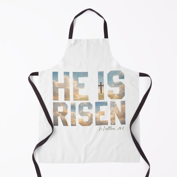 Item preview, He Is Risen Sky Cross Scripture designed and sold by OlyvieArt.